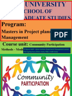 Community Participation Methods