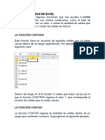 CONTANDO CELDAS EN EXCEL