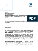 Solicitud revisión proceso insolvencia Colombiaagro S.A.S reorganización