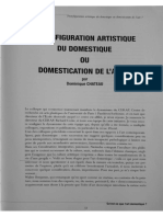 Transfiguration artistique du domestique ou domestication de l'arte - Dominique Chateau