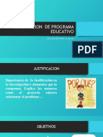 Elaboracion de Programa Educativo