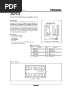 Dual 2.1W Audio Power Amplifier Circuit: Ics For Audio Common Use