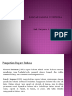 Ragam Bahasa Indonesia