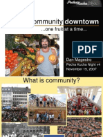 Building Community: Downtown