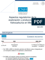 Aspectos Regulatorios de La Exploración y Producción de Hidrocarburos en México