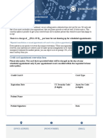 No Show, Missed Appointment Office Policy Form