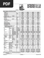 6FBRE12.14 6FBRE16.20: Main Vehicle Specifications