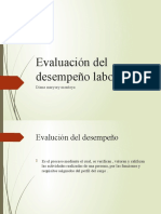 Foro Evaluación Del Desempeño Laboral