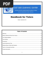 Handbook For Tutors 2010