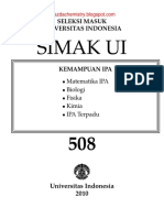 Simak Ui: Seleksi Masuk Universitas Indonesia