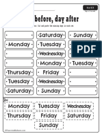 Days of The Week Worksheets