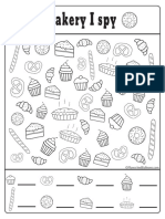Bakery I Spy and Graph Worksheets PDF