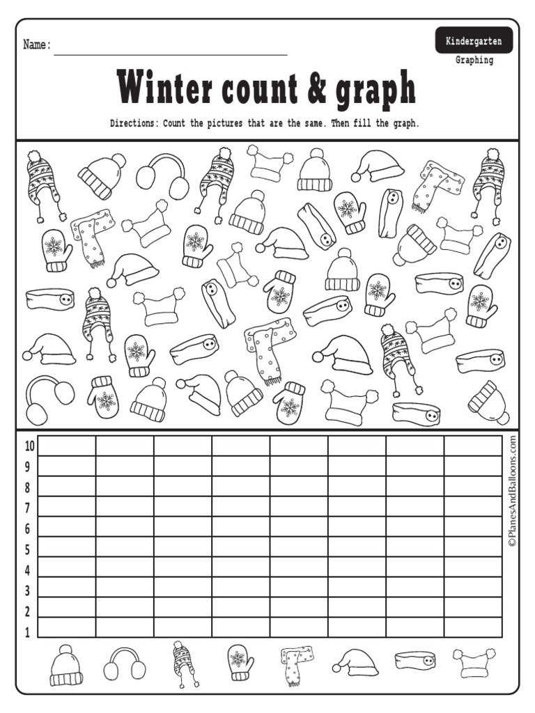 Kindergarten Winter Counting Activities | PDF