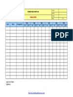 Confined Space Entry Log