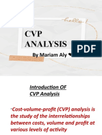 CVP Analysis by Mariam Aly