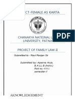 (PDF) Family Law Project
