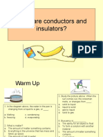 What Are Conductors and Insulators?