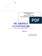 PE ARIPILE CUVINTELOR