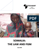 Somalia's High FGM Rates Despite Constitutional Ban