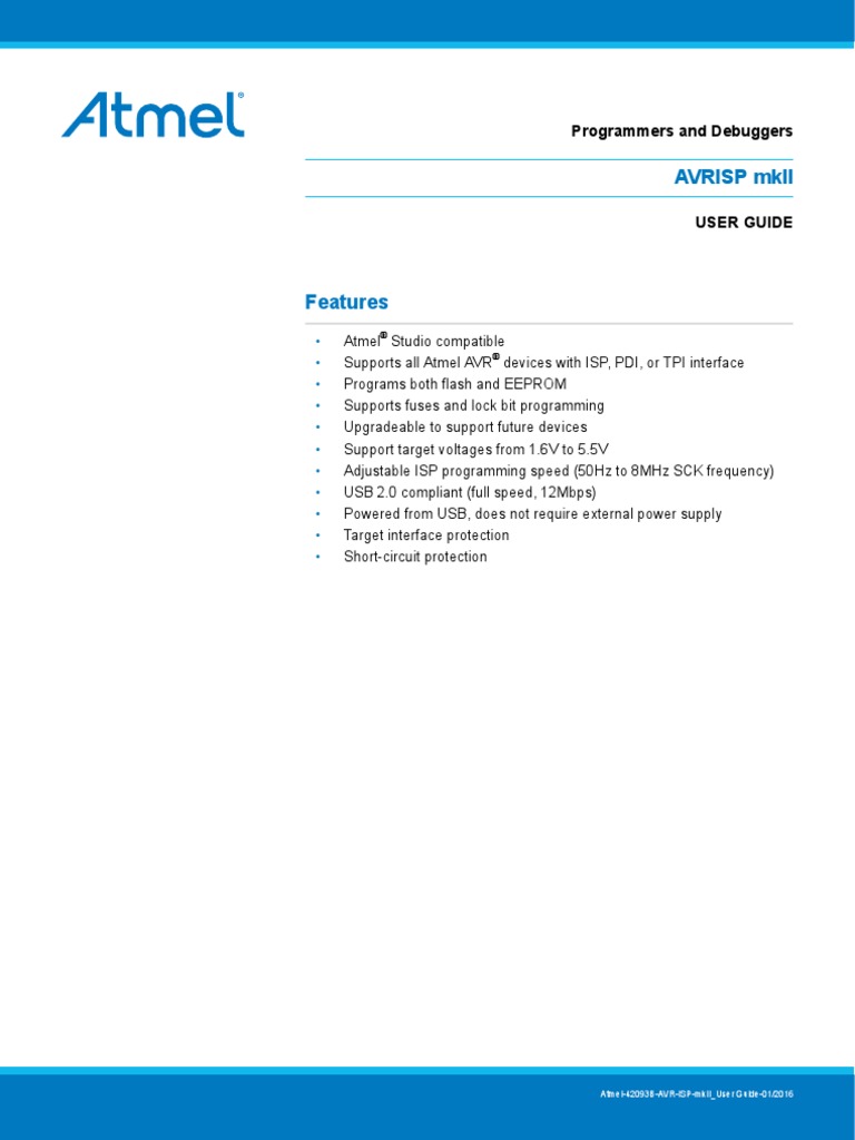 Avrisp Mkii: Programmers and Debuggers | PDF | Manufactured Goods ...