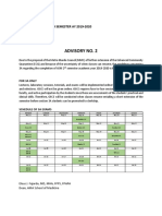 Advisory To Students 2 PDF