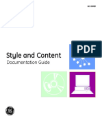 Style and Content: Documentation Guide