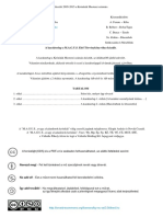 Karakterlap - MAGUS - ETK - FLAT - A4 - (V-2005-2015-T9)