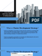 Cluster Developmen T Strategy: Urban Planning 3