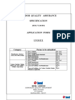 Vendor Quality Assurance Specification: Category Forms To Be Submitted