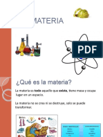 La estructura y estados de la materia