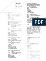 Soal Bahasa Inggris Kelas VIII