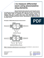 How To Measure Differential Pressure Using Piezoresistive Sensing Elements