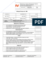 Nitrogen Pump SM1 Checklist - Controlled Document PDF