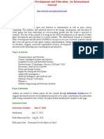 Computer Game Development and Education An International Journal