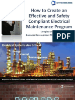 How To Create An Effective and Safety Compliant Electrical Maintenance Program