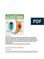 Glaucoma Drug Classification Guide