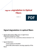 Unit 1 Signal Degradation