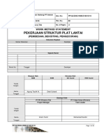 Pekerjaan Struktur Plat Lantai PDF