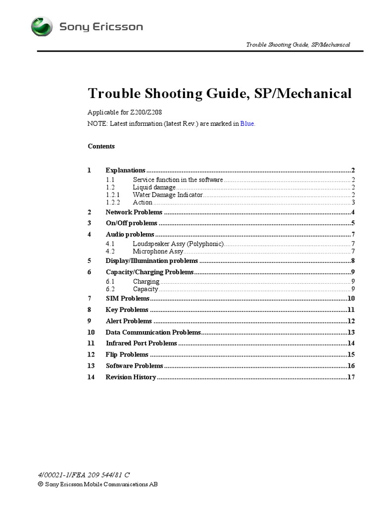 Z200 Trouble Shooting Guide, Mechanical | PDF | Printed Circuit Board ...
