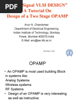 OPAMP Design Tutorial IEP Goa 16 3 2009