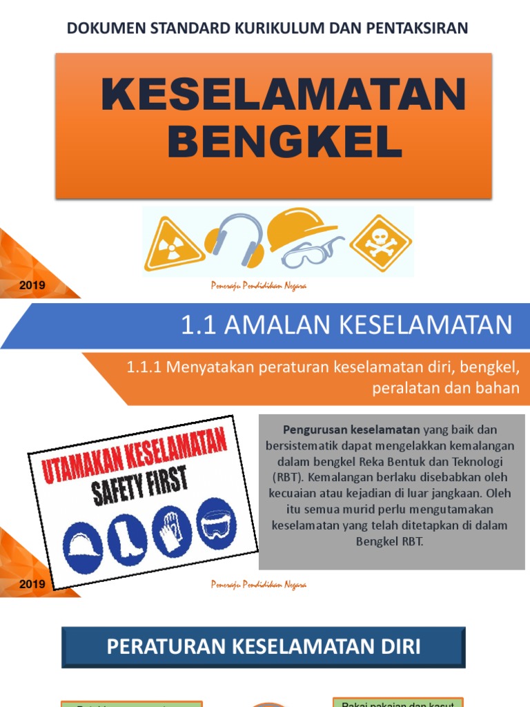 Peraturan Keselamatan Bengkel RBT Tahun 4 | PDF