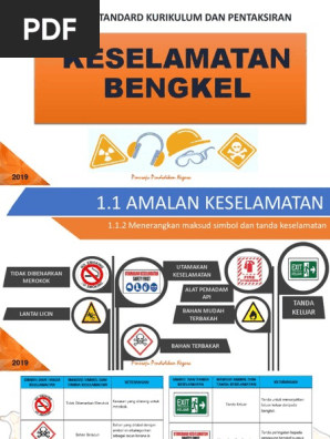 Nota 2 Maksud Simbol Dan Tanda Keselamatan Serta Langkah Yg Diambil Pdf