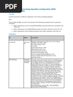 MOD CELLDLSCHALGO (Modify Cell DL Scheduling Algorithm Configuration)