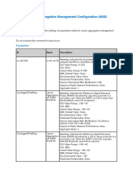 MOD CAMGTCFG (Modify Carrier Aggregation Management Configuration)