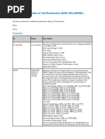 Modify Configuration of Cell Reselection (MOD CELLRESEL) : Function