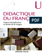 Chiss Jeanlouis David Jacques Didactique Du Francais Enjeux PDF
