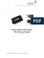 Fleets Vehicle GPS Tracker TR-11E User Manual: (Version 1.0)