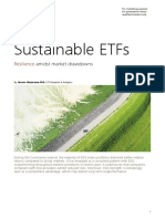 Sustainable Etfs: Amidst Market Drawdowns