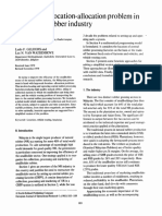 A Large Scale Location-Allocation Problem in The Natural Rubber Industry