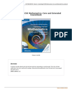 Cambridge Igcse Mathematics Core and Extended Co PDF